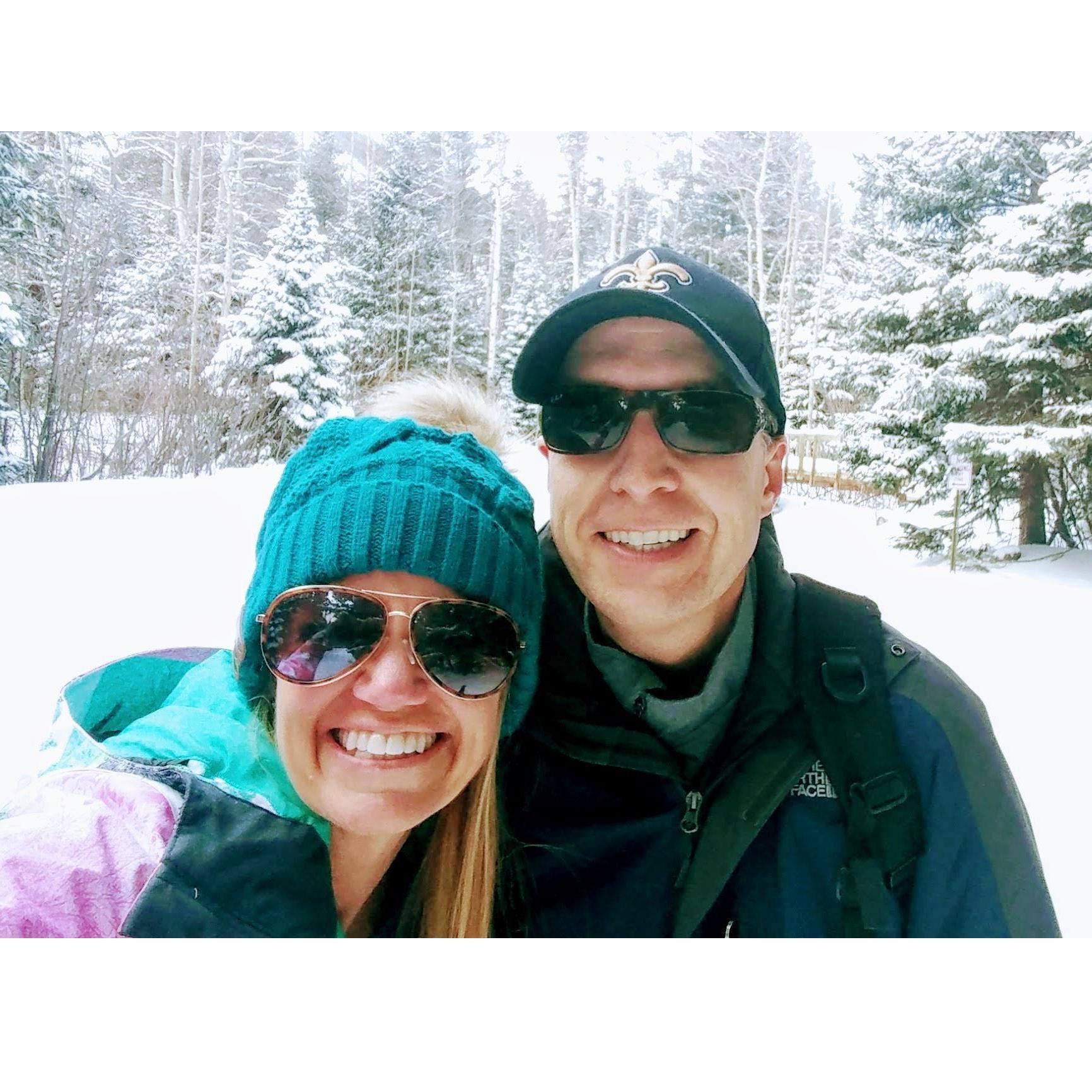 Our first snowshoe adventure! Lost Lake, Nederland, CO