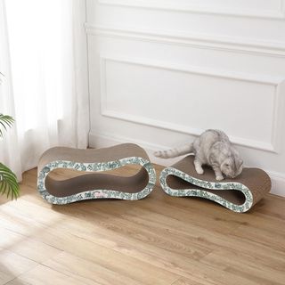 Suvi Infinity 2-in-1 Lounge Bed Cat Scratcher with Catnip