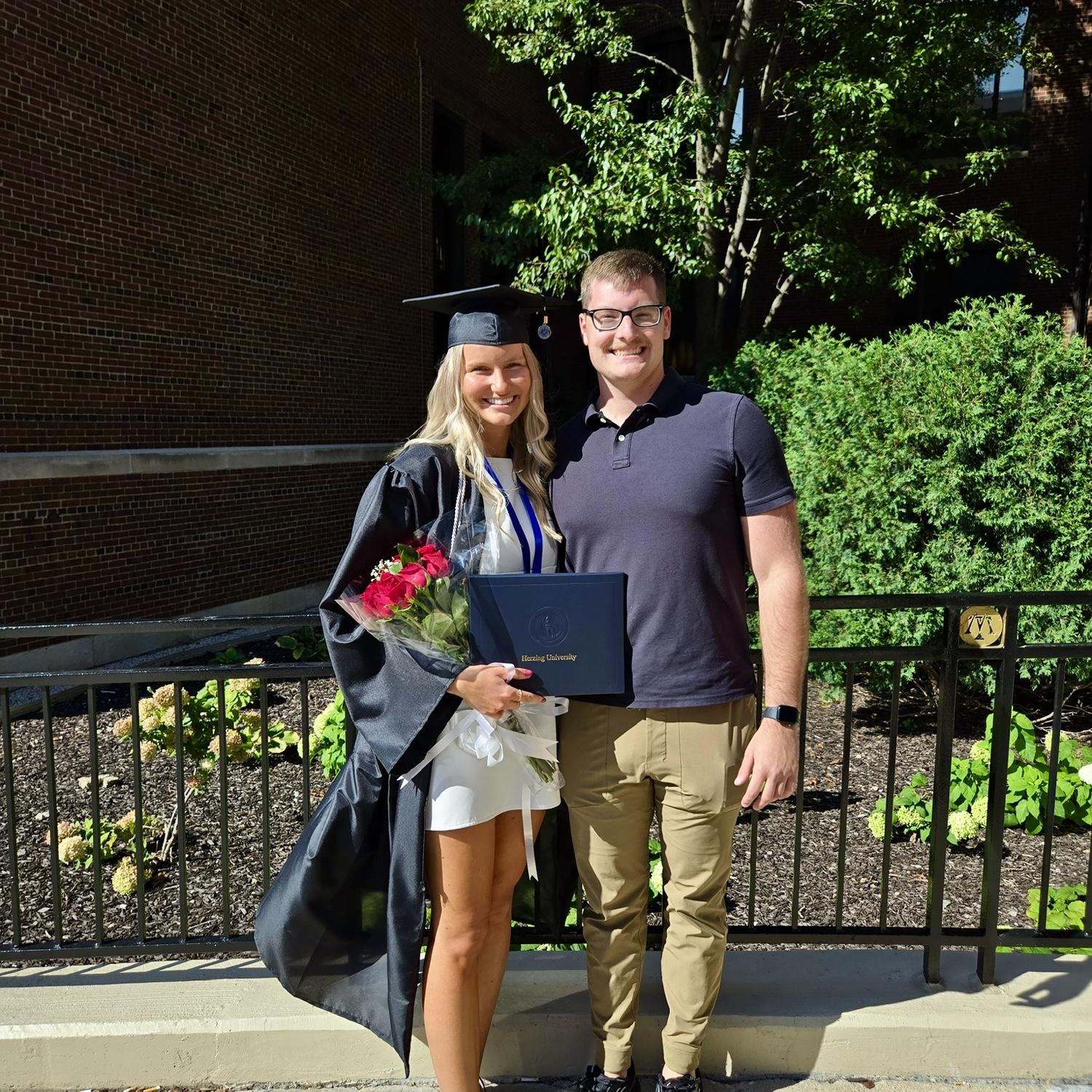 Maria's graduation with her Bachelors of Science in Nursing
