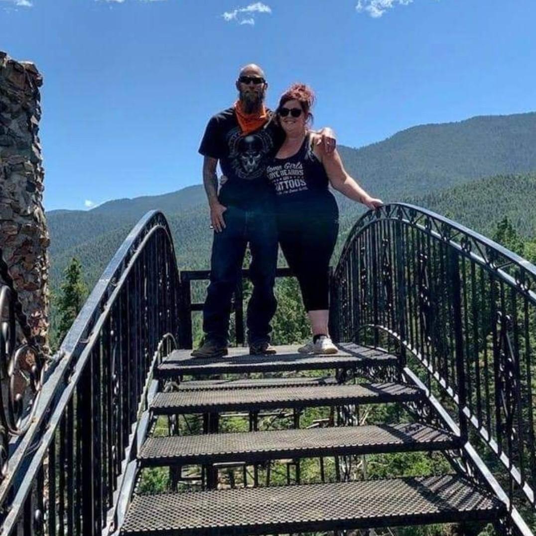 We took a trip on Nick's Dyna to Colorado and visited Bishops castle, it was breath taking