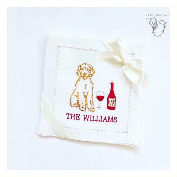 Labradoodle Cocktail Napkins