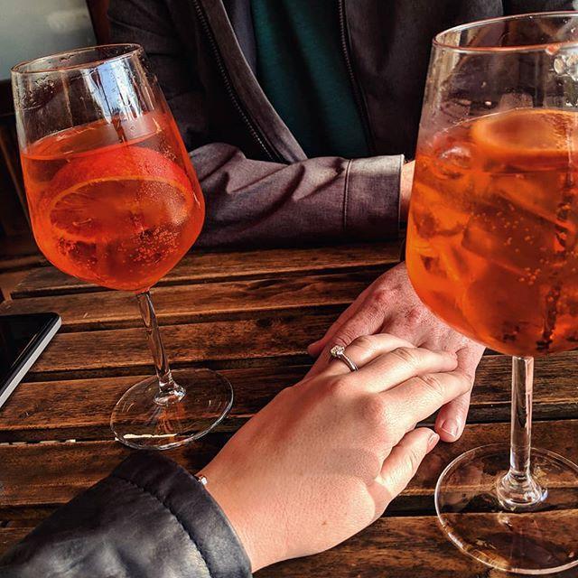 A moment in Cinque Terre, Italy, enjoying our recent engagement.
