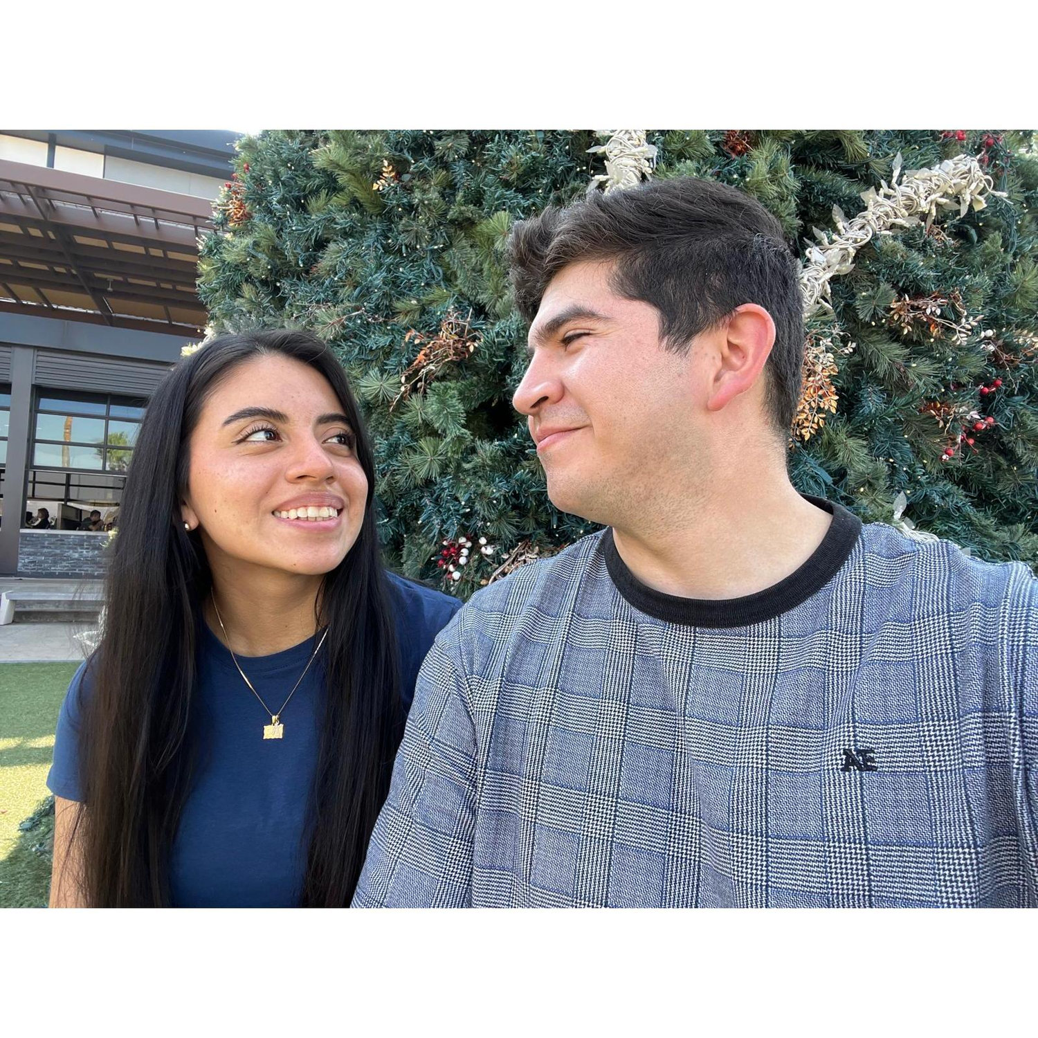 Our first Christmas together in Texas.