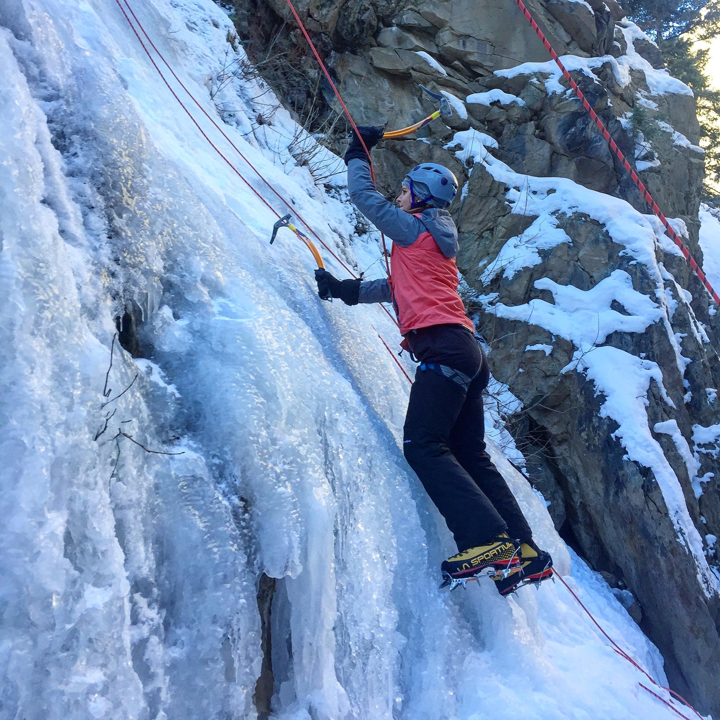 Ice Climbing in Ouray, CO