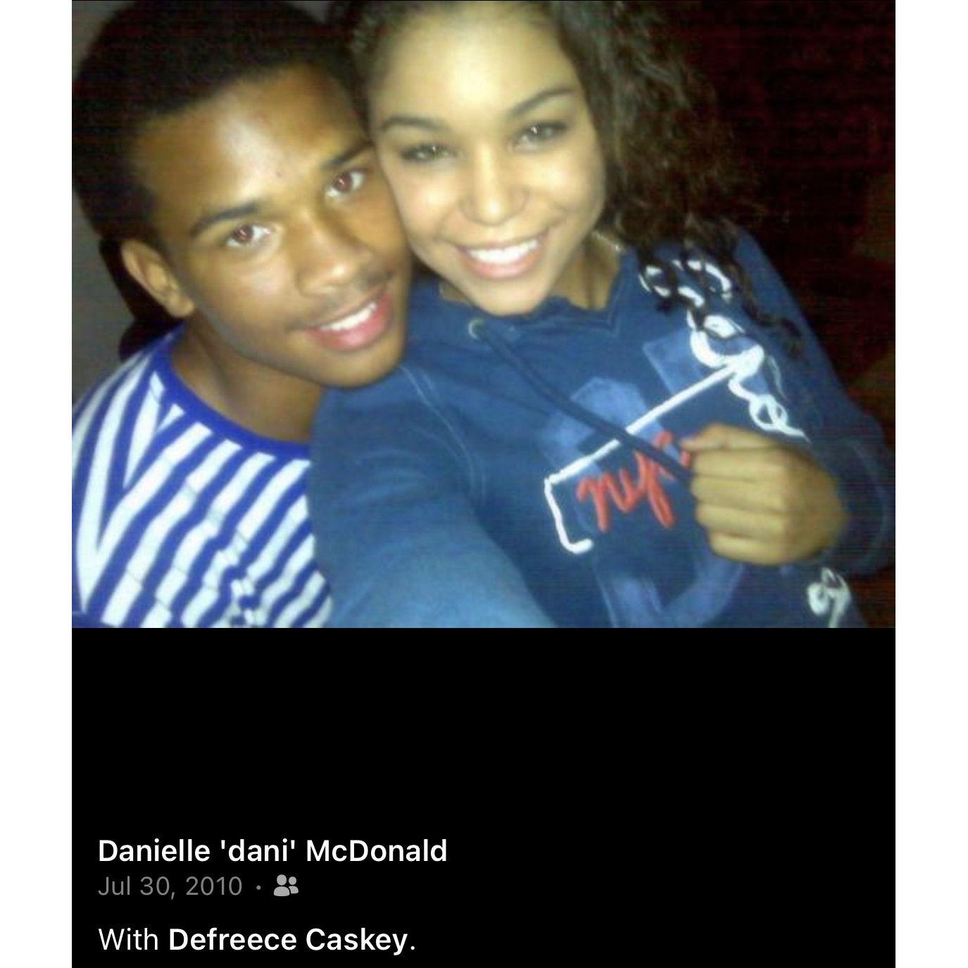 Our first photo together.