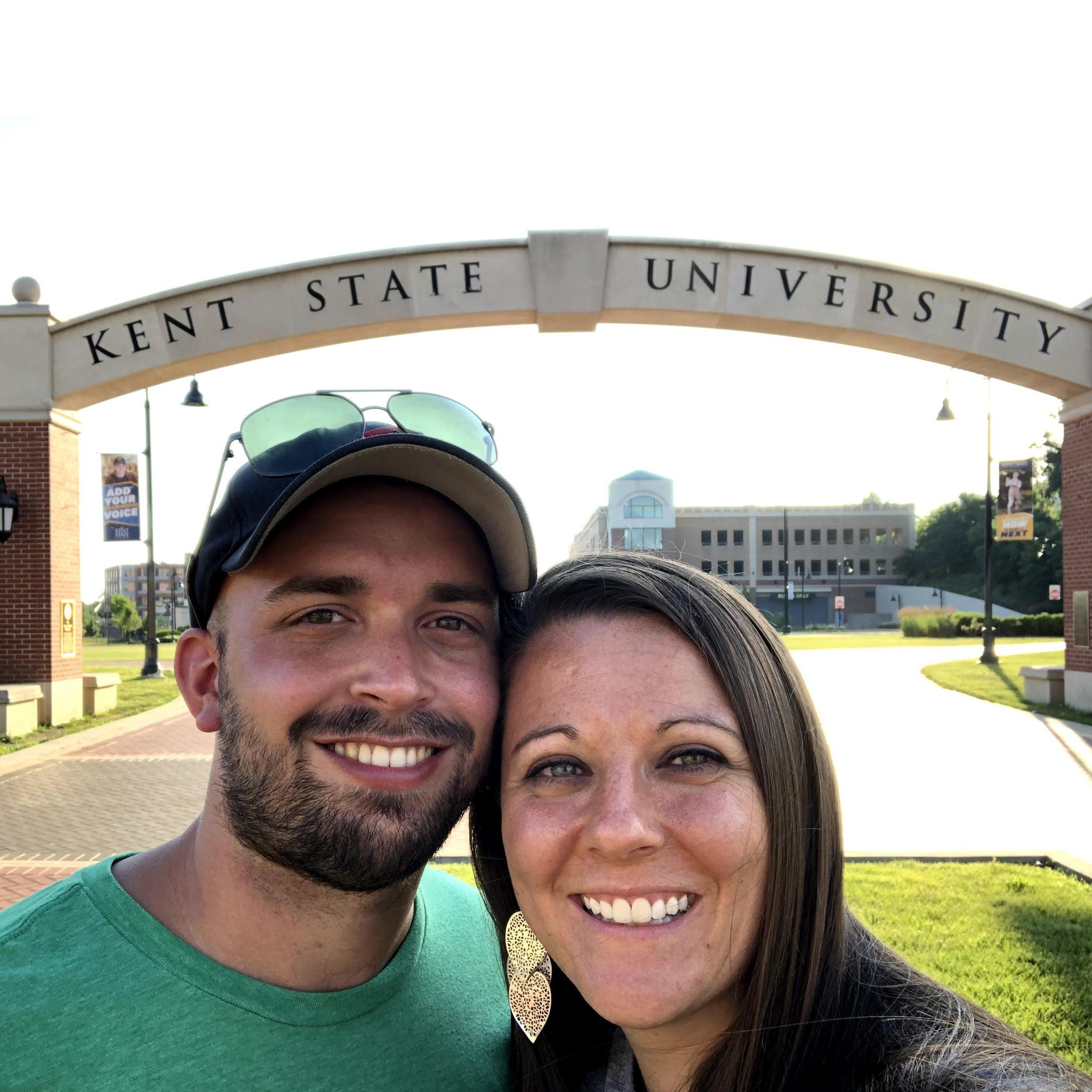 Kim's first time to Jordan's alma mater!