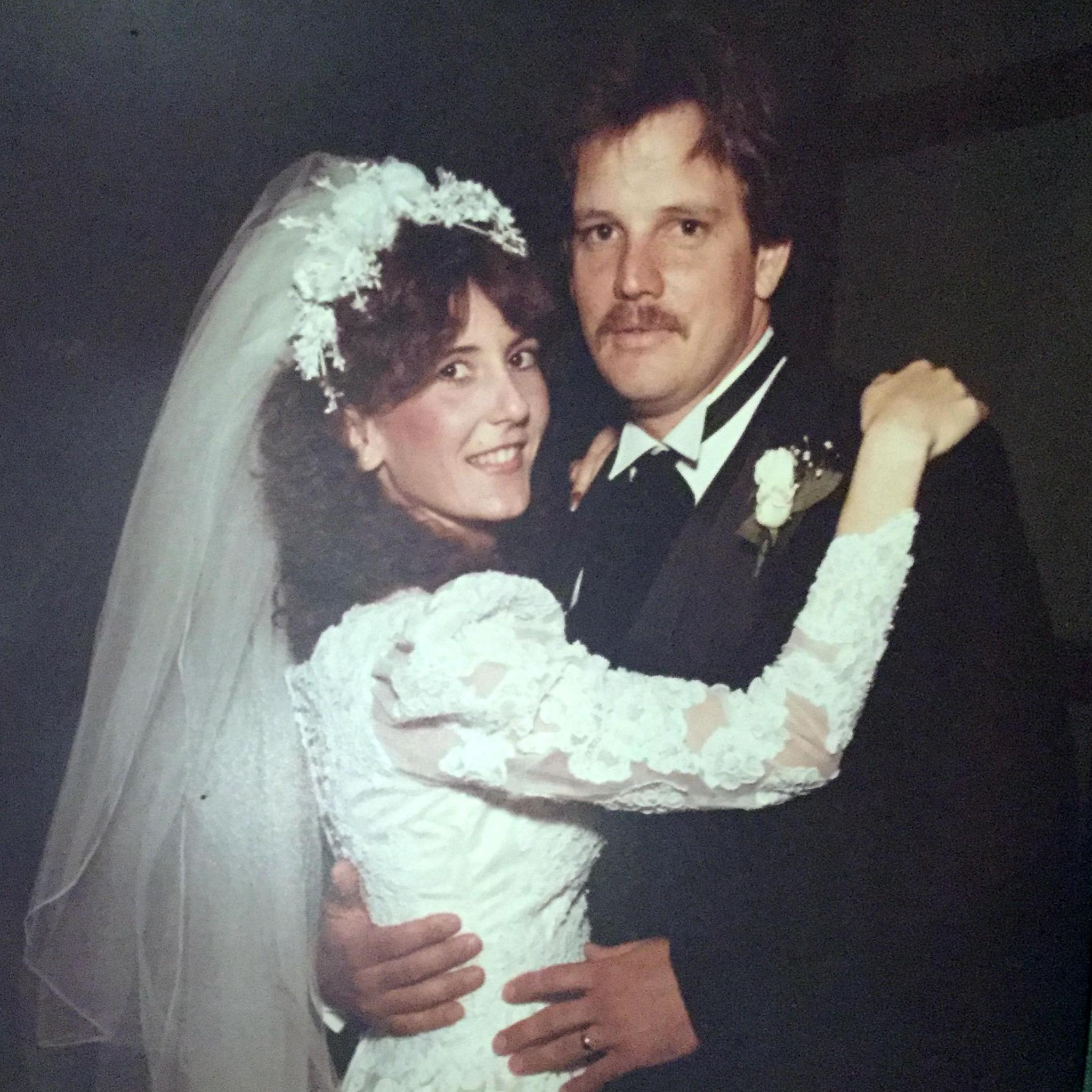 Wedding of Cindy and Robert Burkett, May 1984
