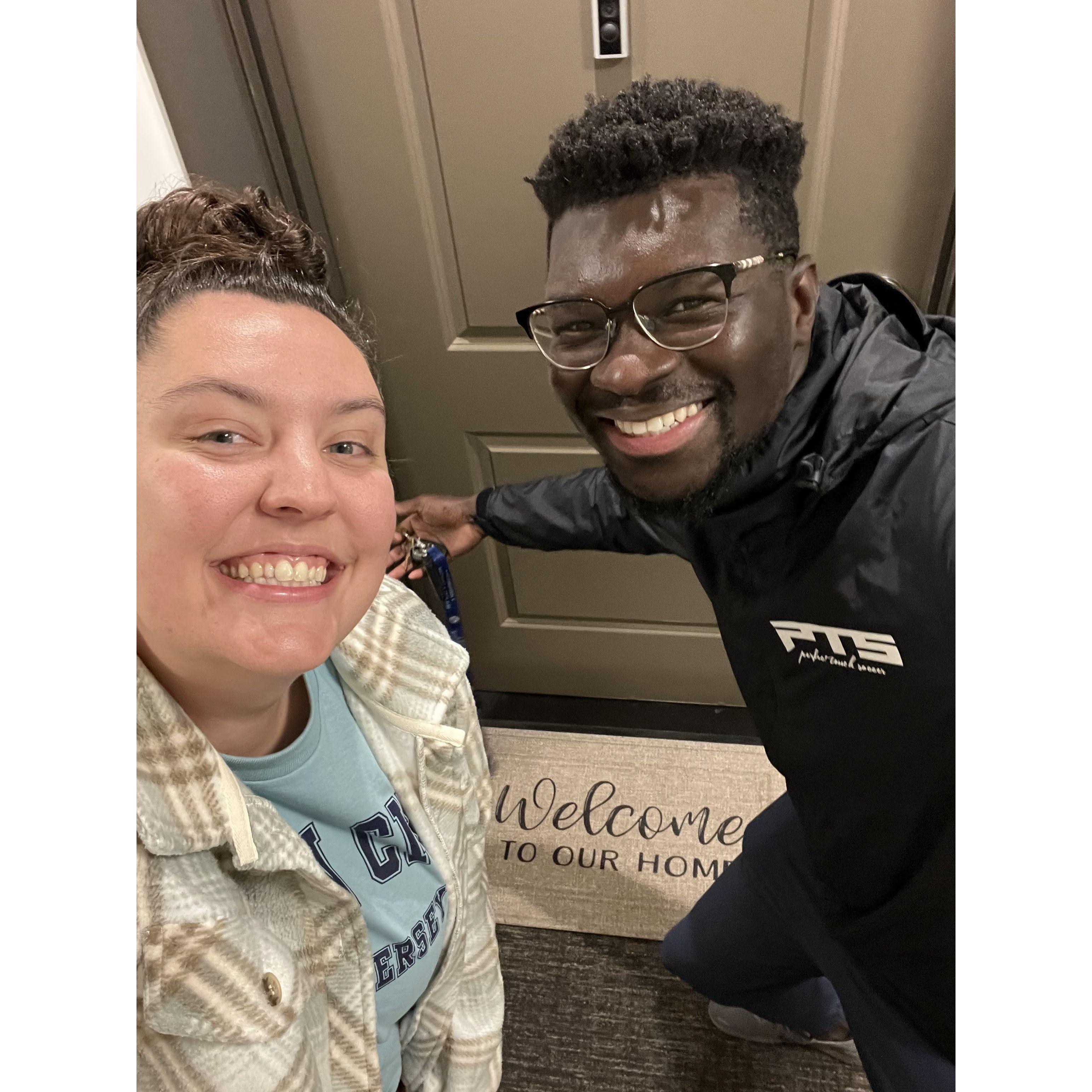 Our first home together in KOP.