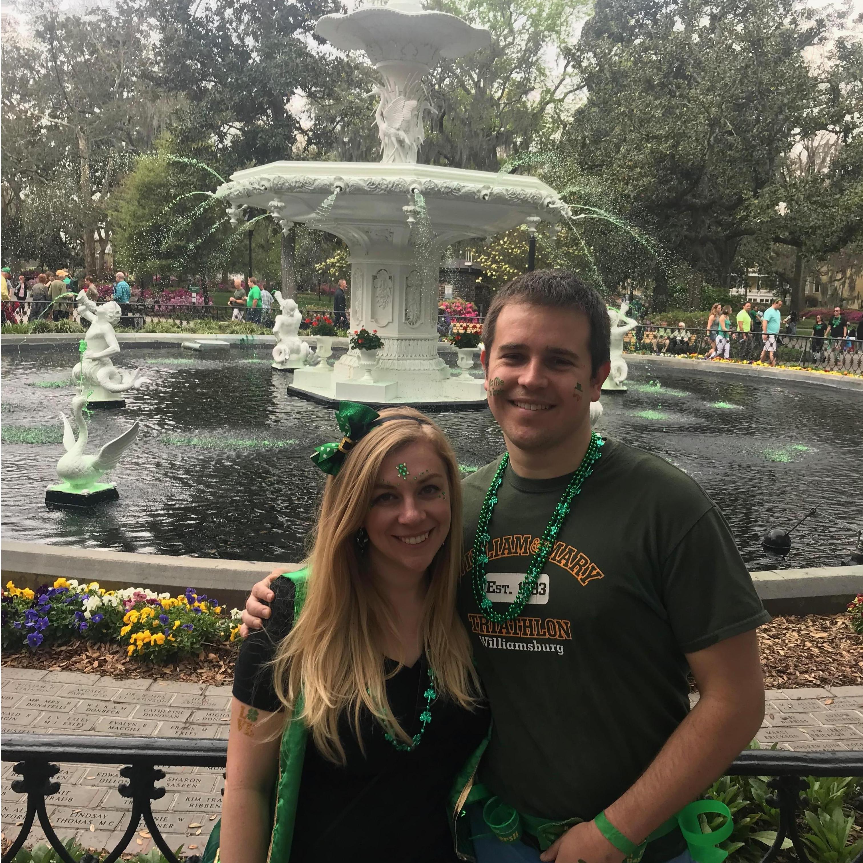 St Patty's in Savannah.