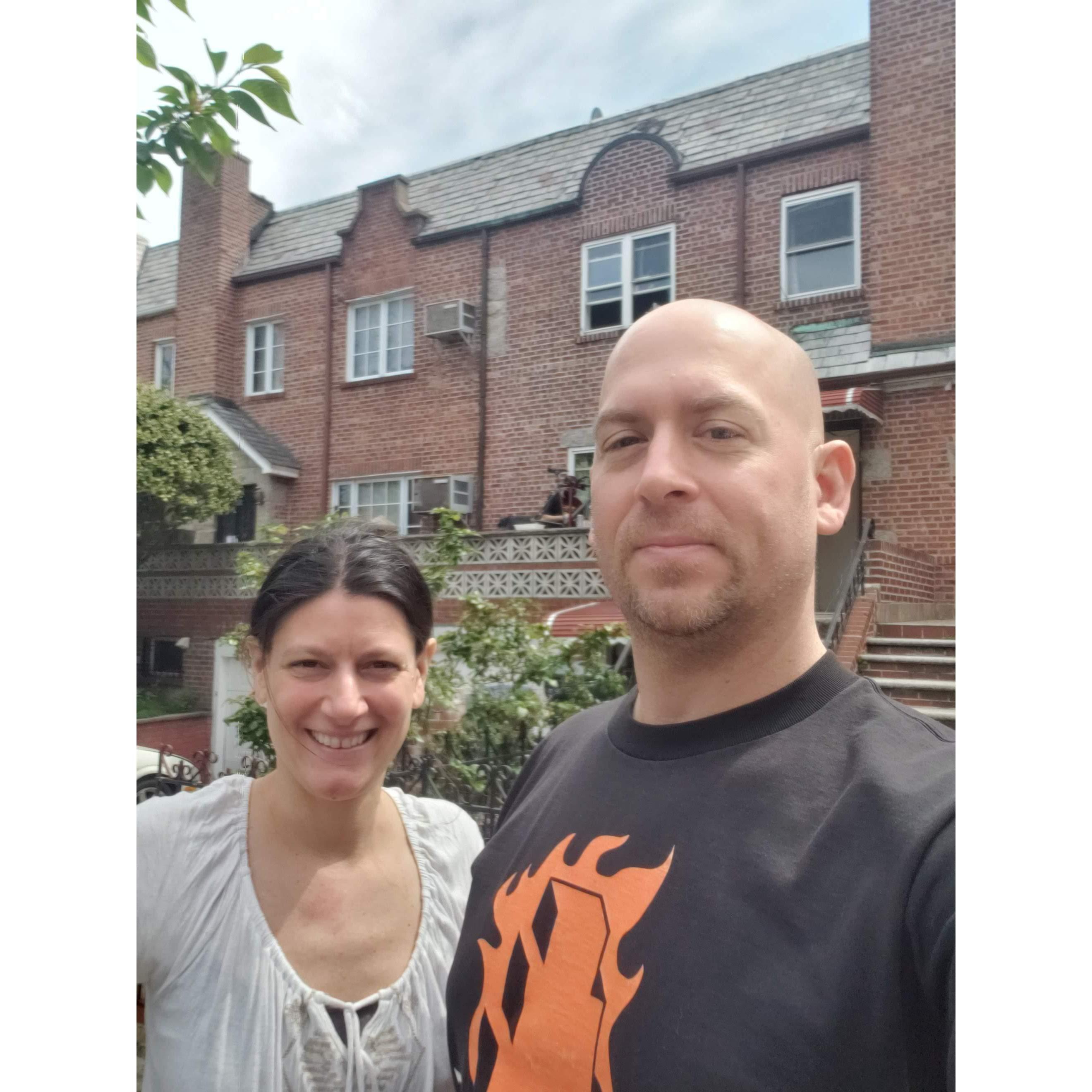 Visiting Nonna's house in Jackson Heights