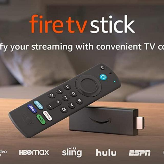 Fire TV Stick (3rd Gen) with Alexa Voice Remote (includes TV controls) | HD streaming device | 2021 release