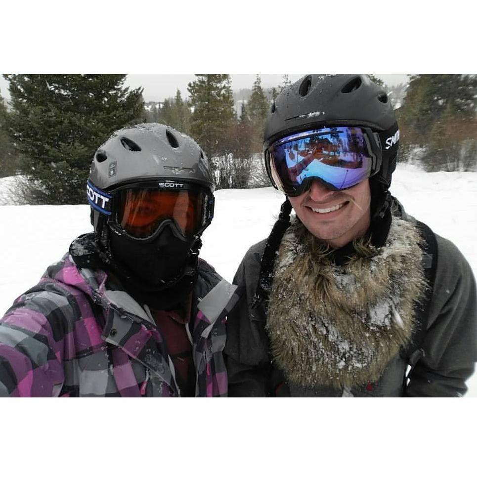 Lanie's first time skiing, and for someone who doesn't like snow, she's actually a natural! 3/16