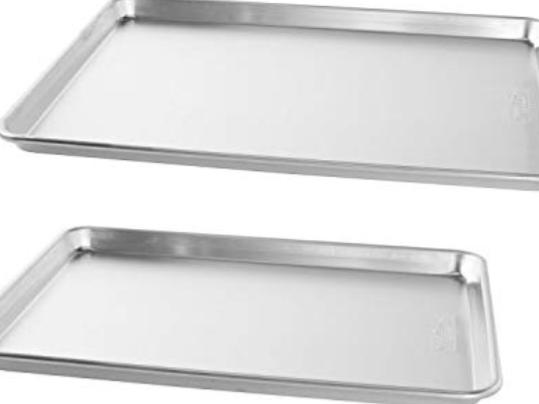Nordic Ware Natural Aluminum Commercial Baker's Half Sheet and Big Sheet