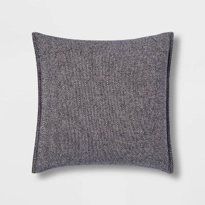 Woven Herringbone Oversize Square Pillow - Threshold™