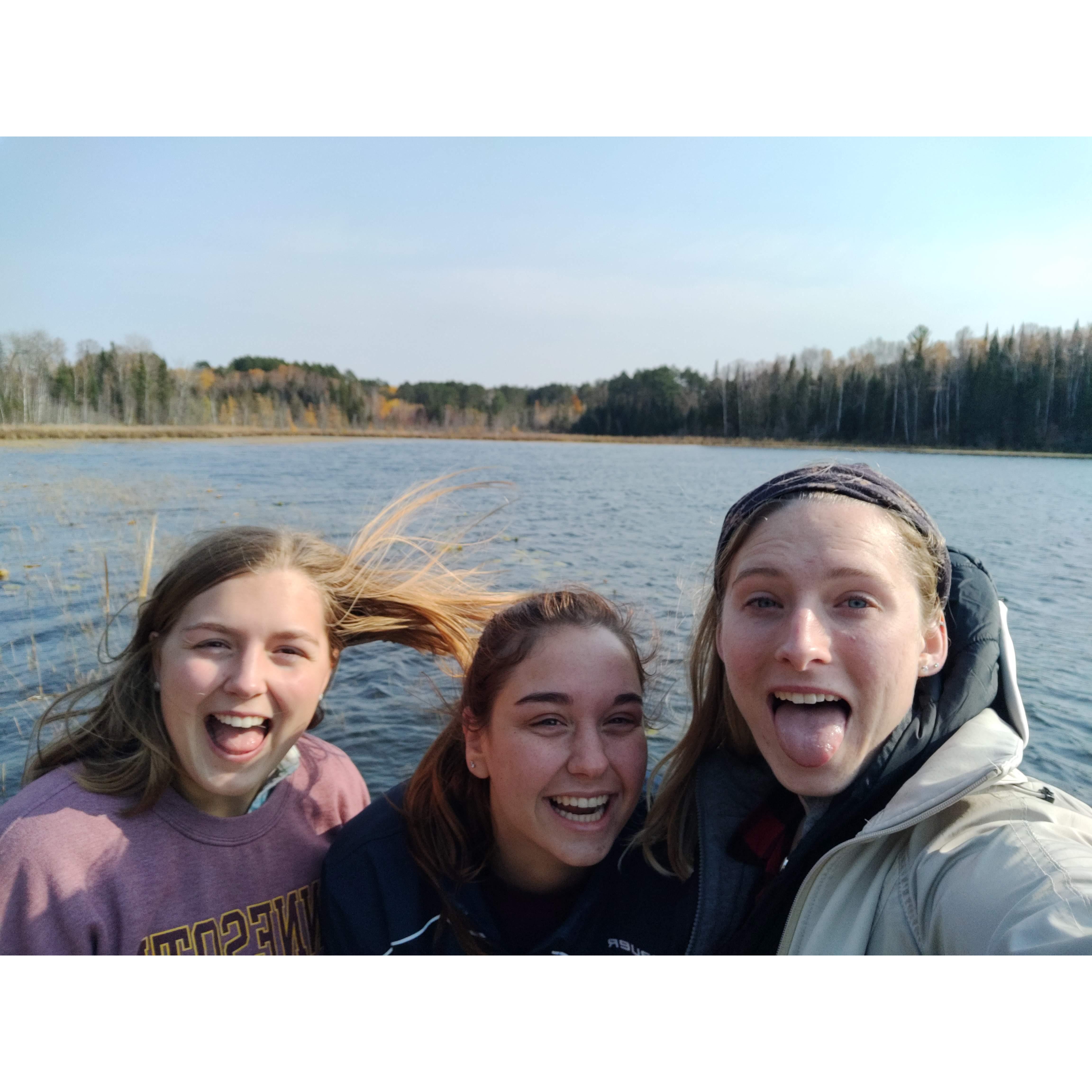 Girl's cabin weekend 2020 with Grace and Abby!