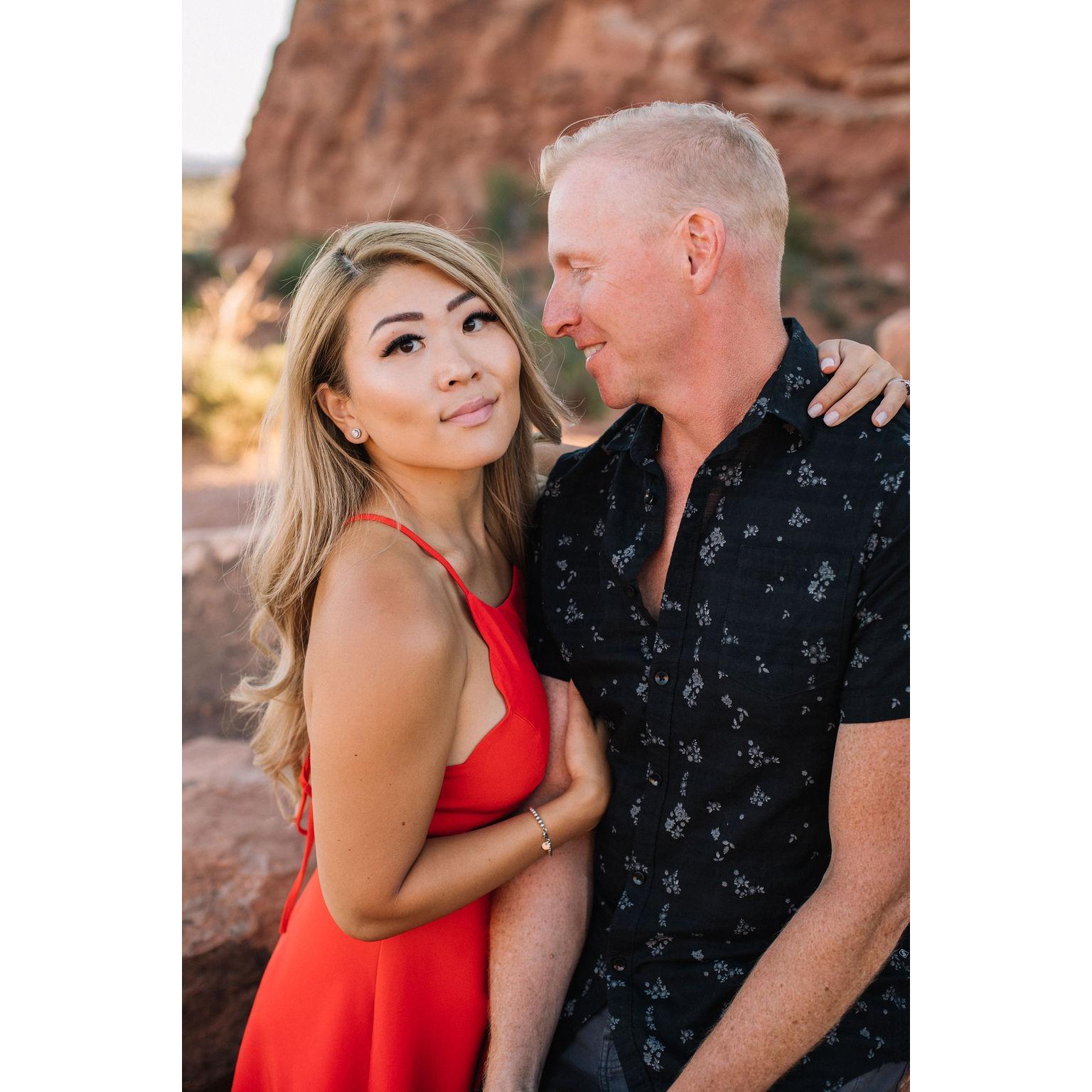 Engagement shoot in Moab, UT.