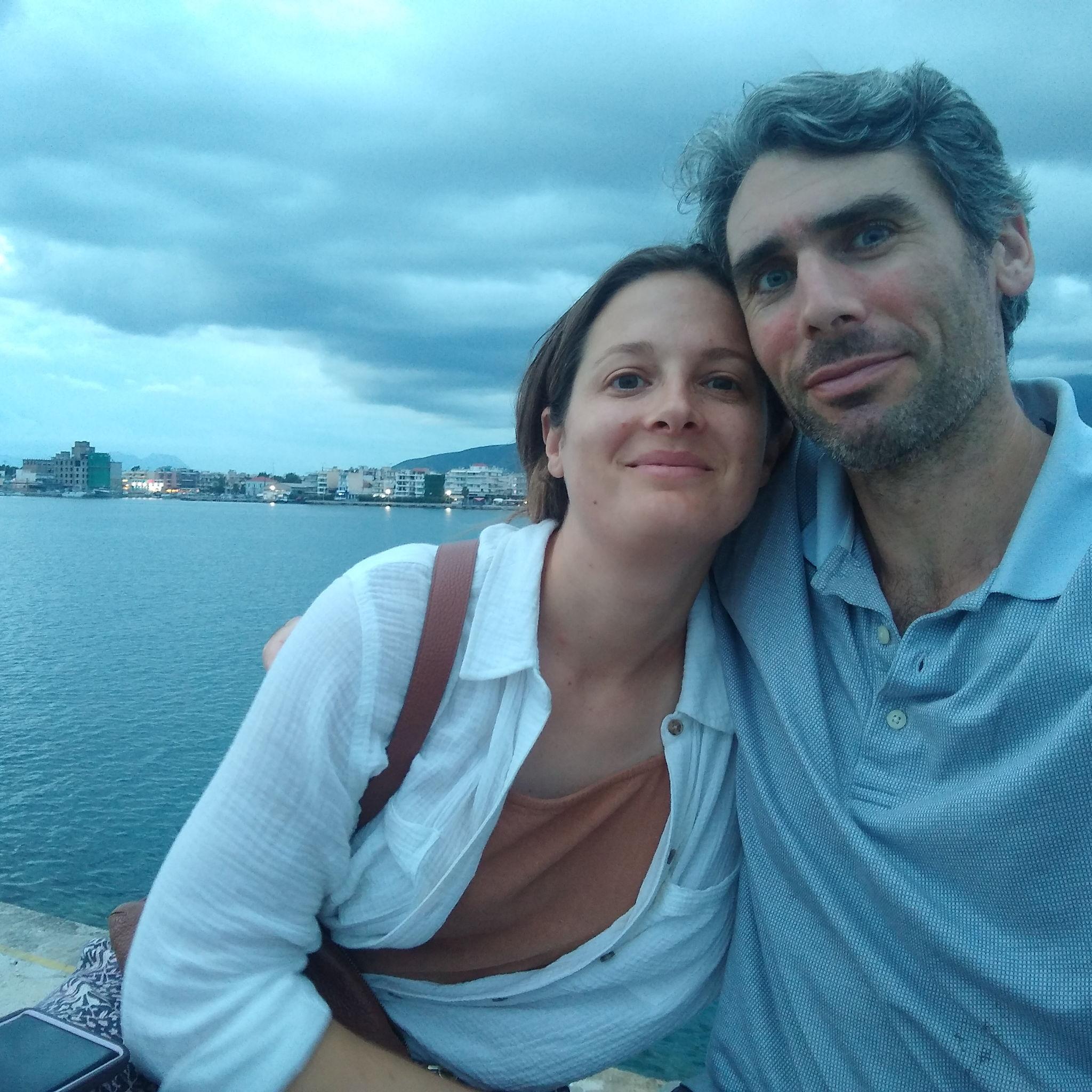 Relaxing in Kalamata, Greece