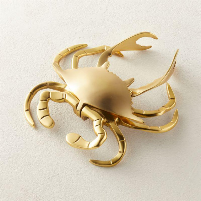 Claudia Brass Crab Box