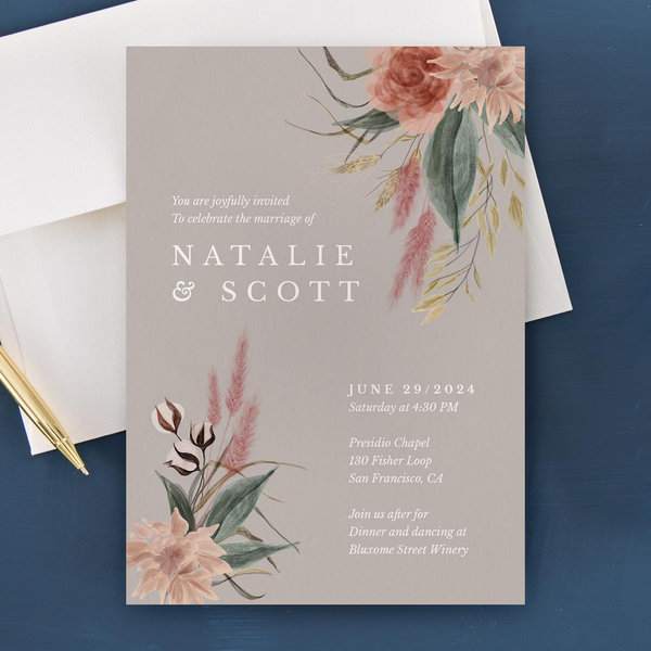 Zola Wedding Invitations - Monahan Classic