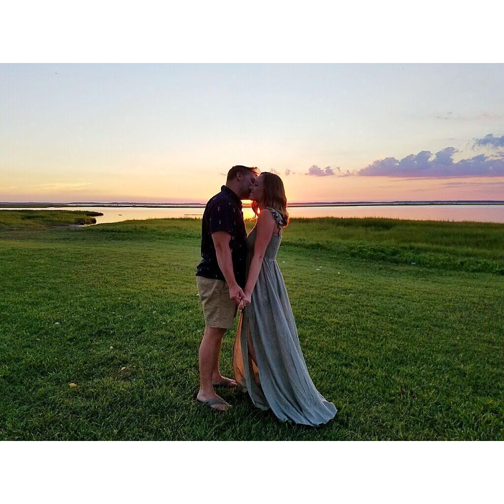 Engagement shoot in Chincoteague, VA