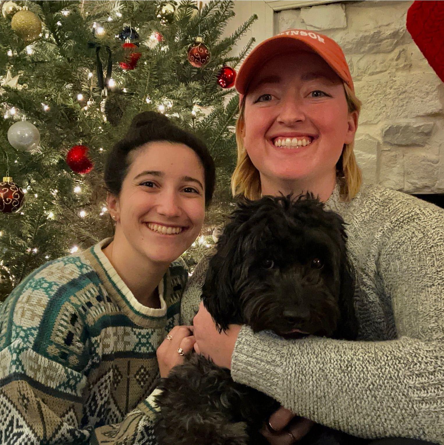 Holiday card with the Finneas to prank Delia and Kevin