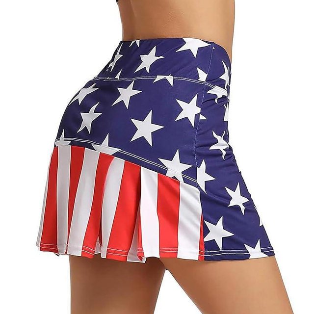 Ibeauti Womens Back Pleated Athletic Tennis Skorts Golf Skirts with 3 Pockets Mesh Shorts for Running Active Workout