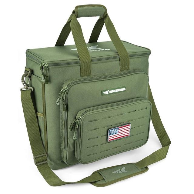 KastKing Karryall Tackle Bags for Saltwater or Freshwater Fishing - Water Resistant Material - Gear Storage - Large Green