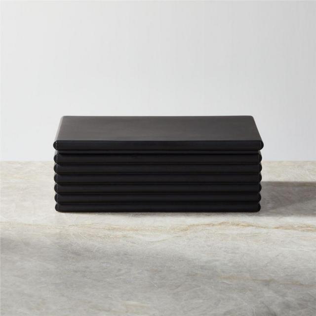 Ari Cement Black Jewelry Box