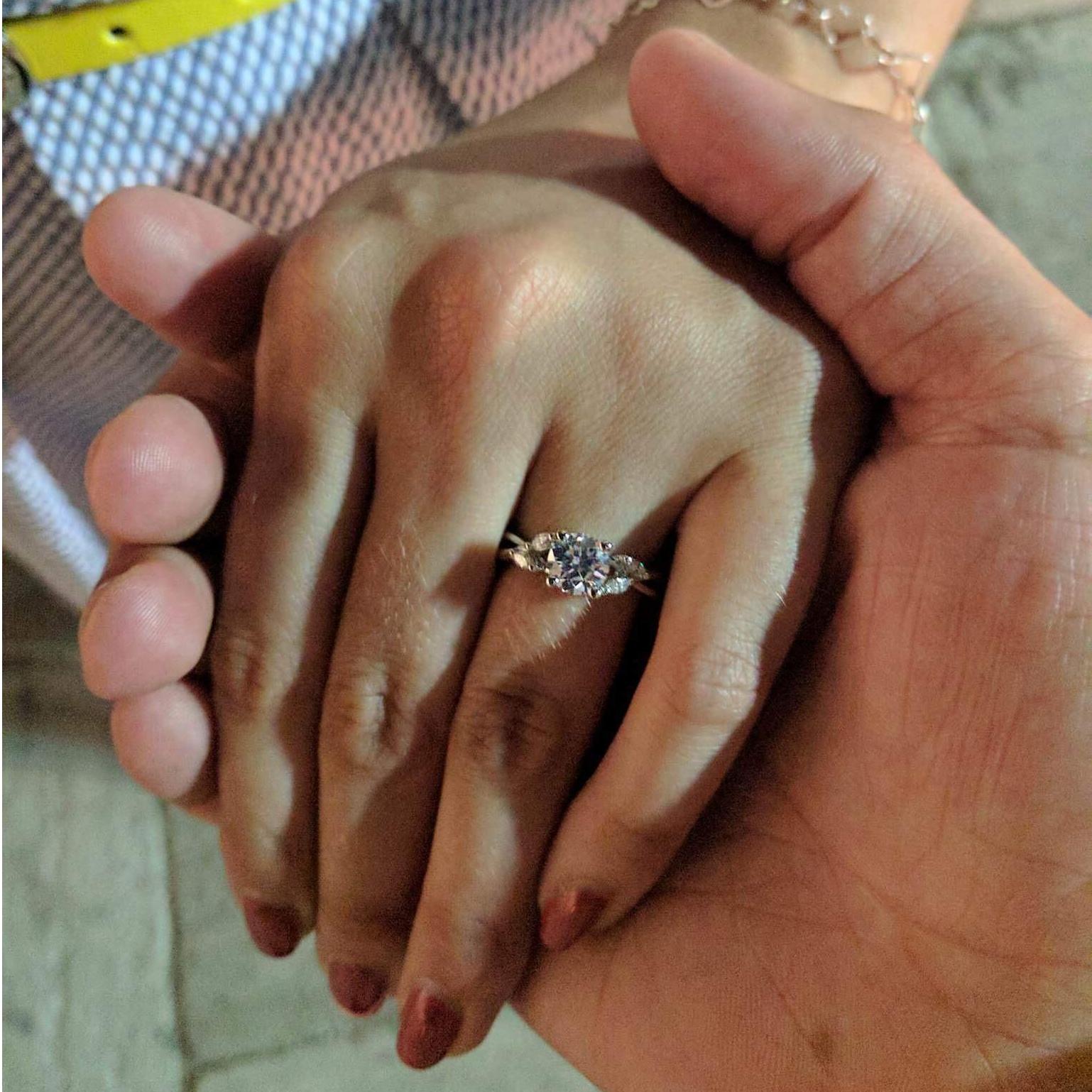 Hand in hand - and oh so sparkly!