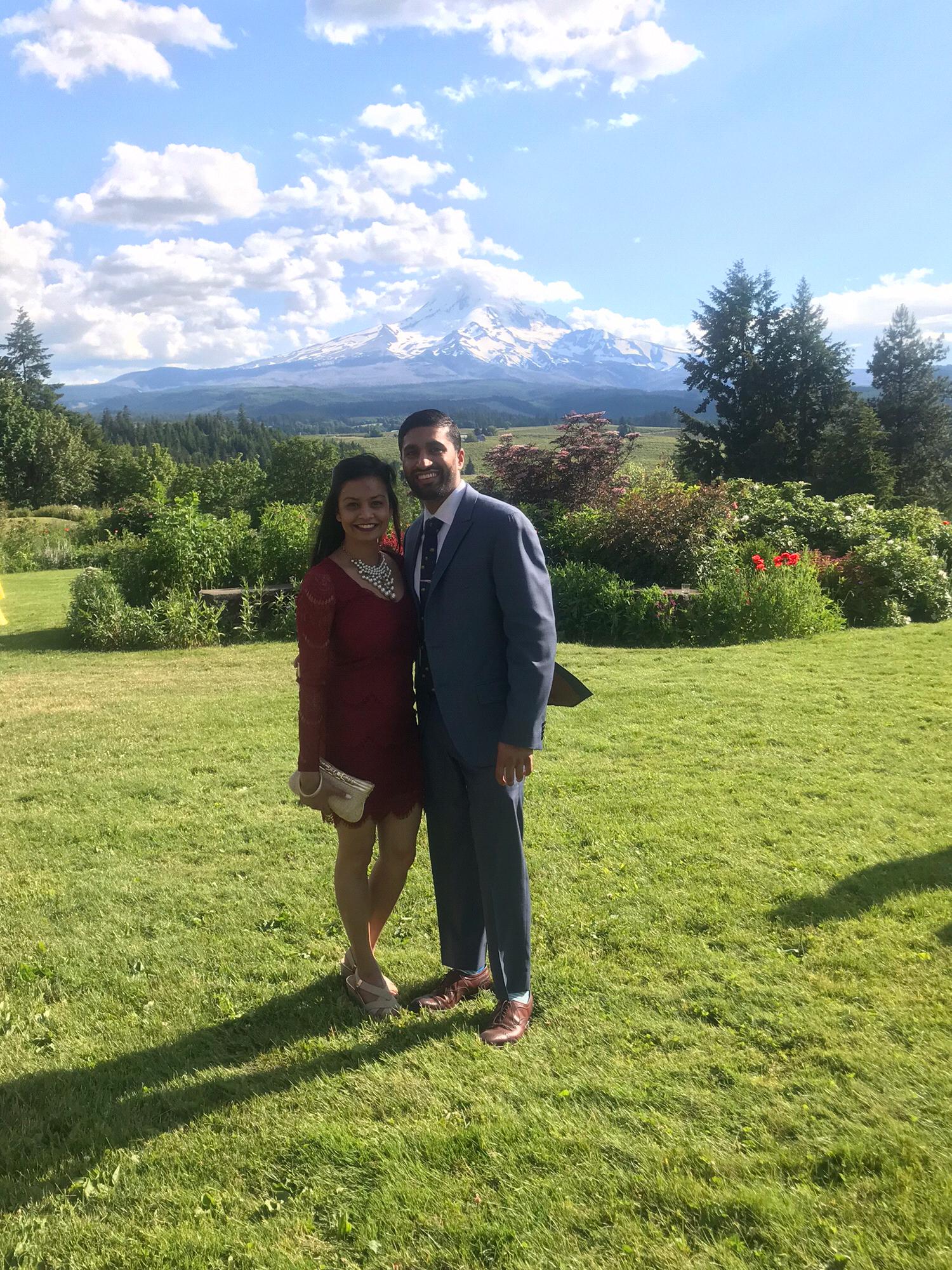 Gorgeous picturesque wedding at Mt.Hood, Oregon.