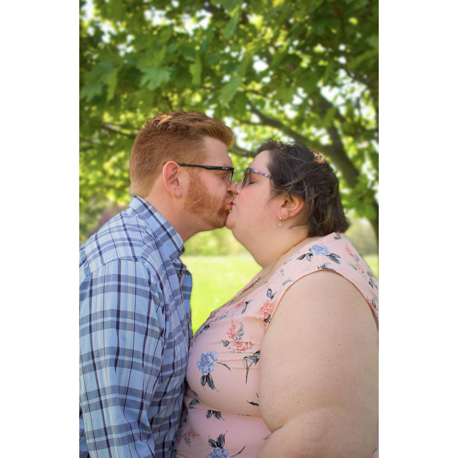 We had an engagement photo session, this is one of my favorites