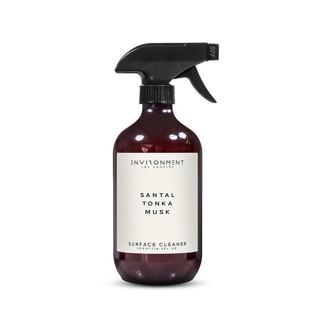 ENVIRONMENT Inspired by 5-Star Resort 1HT Surface Cleaner, 16oz Luxury Surface Cleaner (Santal | Musk) Home Essentials, Scented Cleaning Products, Vegan & Cruelty-Free