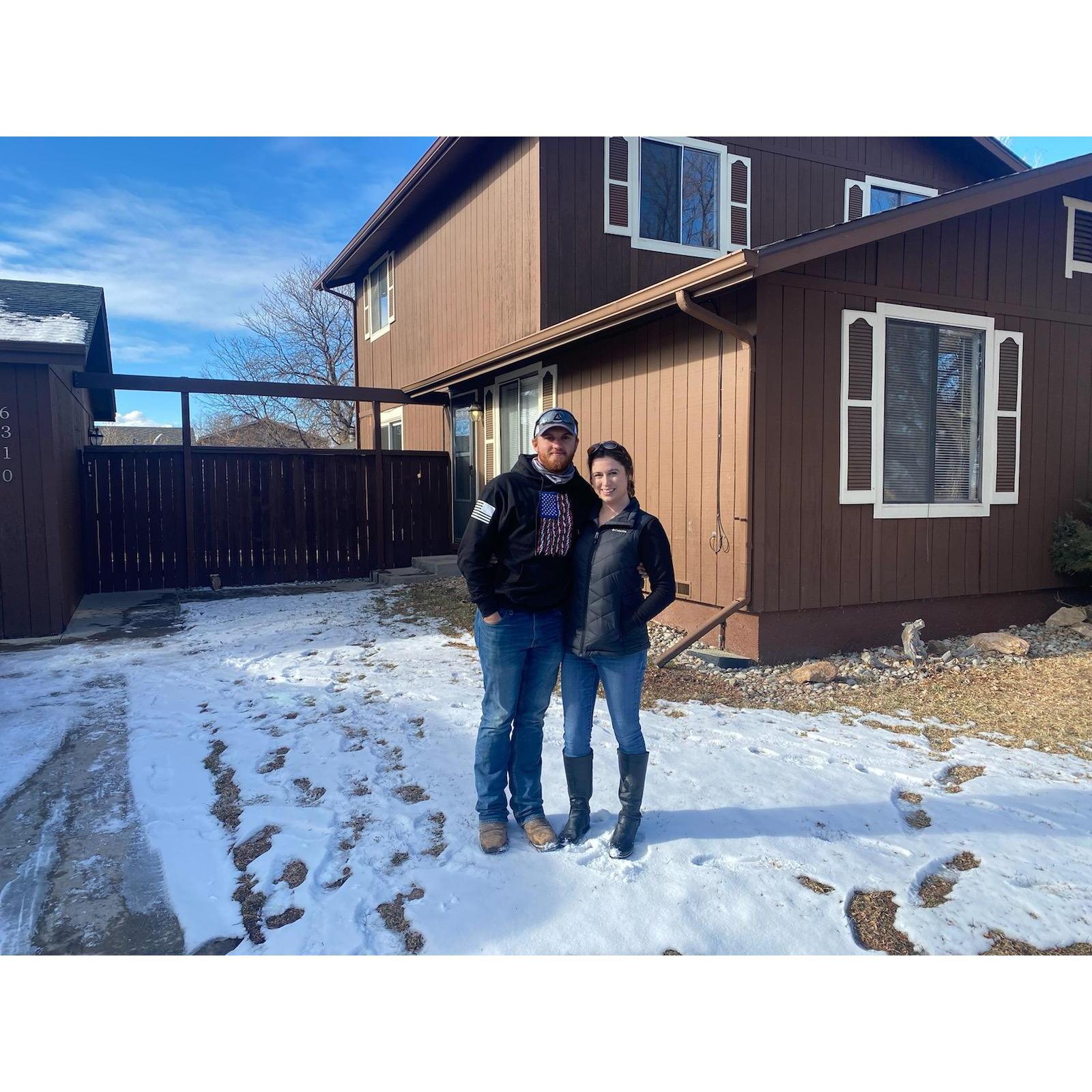 Our first big purchase together!