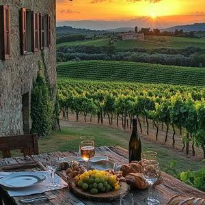Tuscany Lunch - Honeymoon