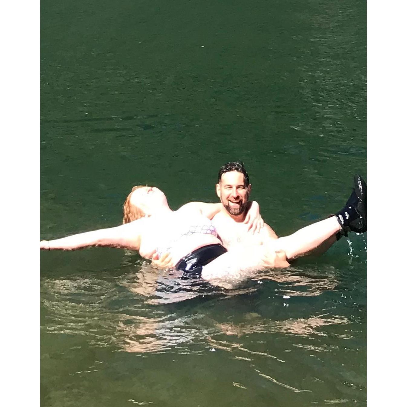 In a cjold fjord in Norway in 2018
