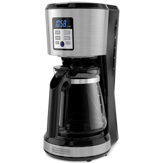 Black & Decker 12-Cup Programmable Coffeemaker with VORTEX Technology