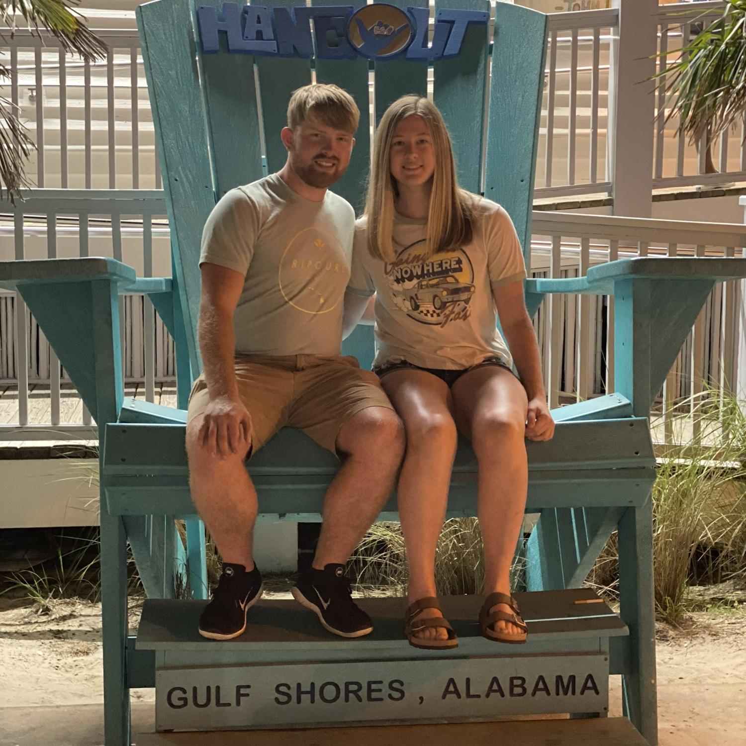 1 of our favorite spots to hang out in Gulf Shores!