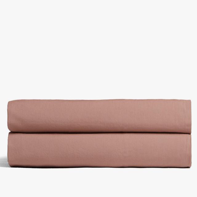 Parachute Percale Fitted Sheet Clay