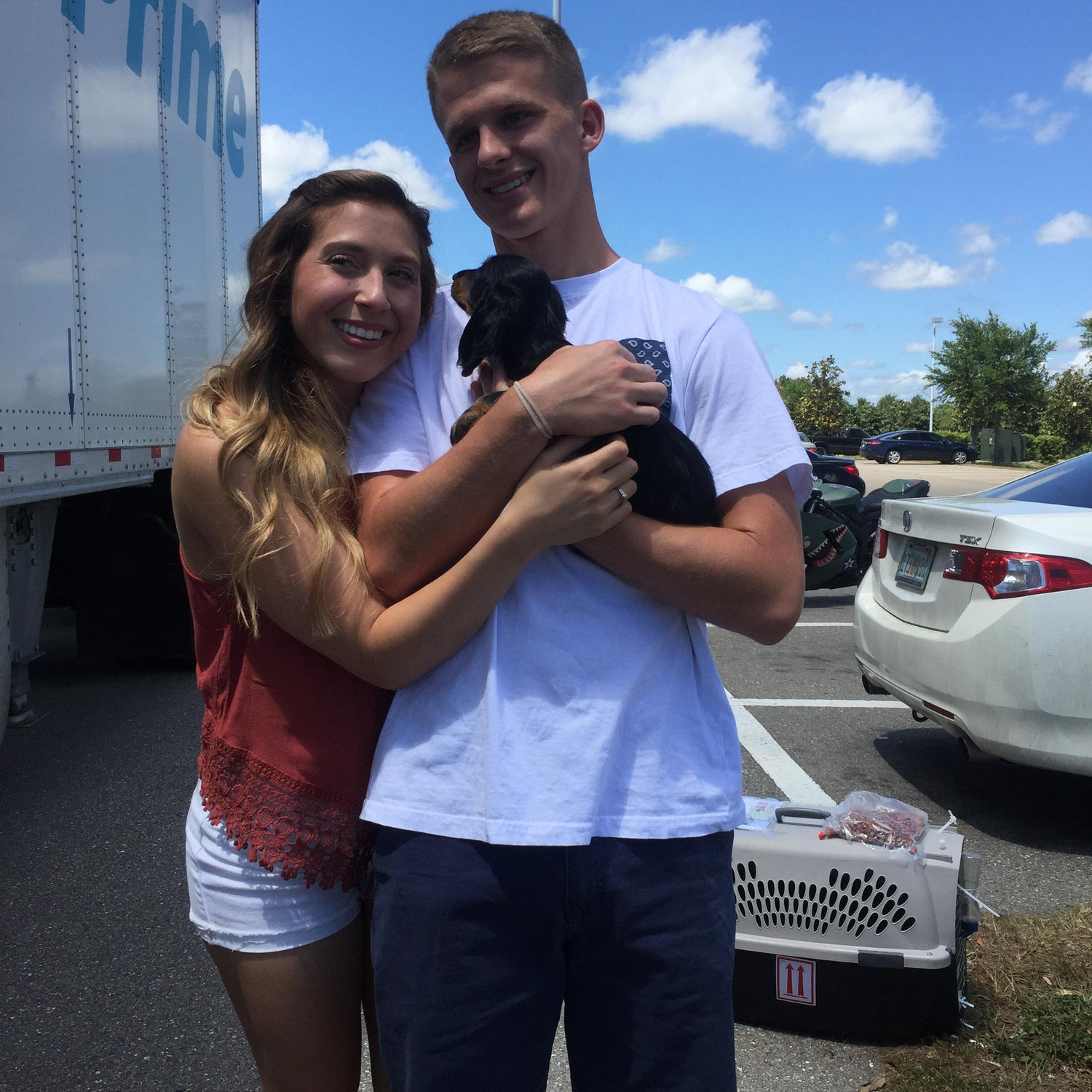The day we entered into the dog world and got our little Piper girl!