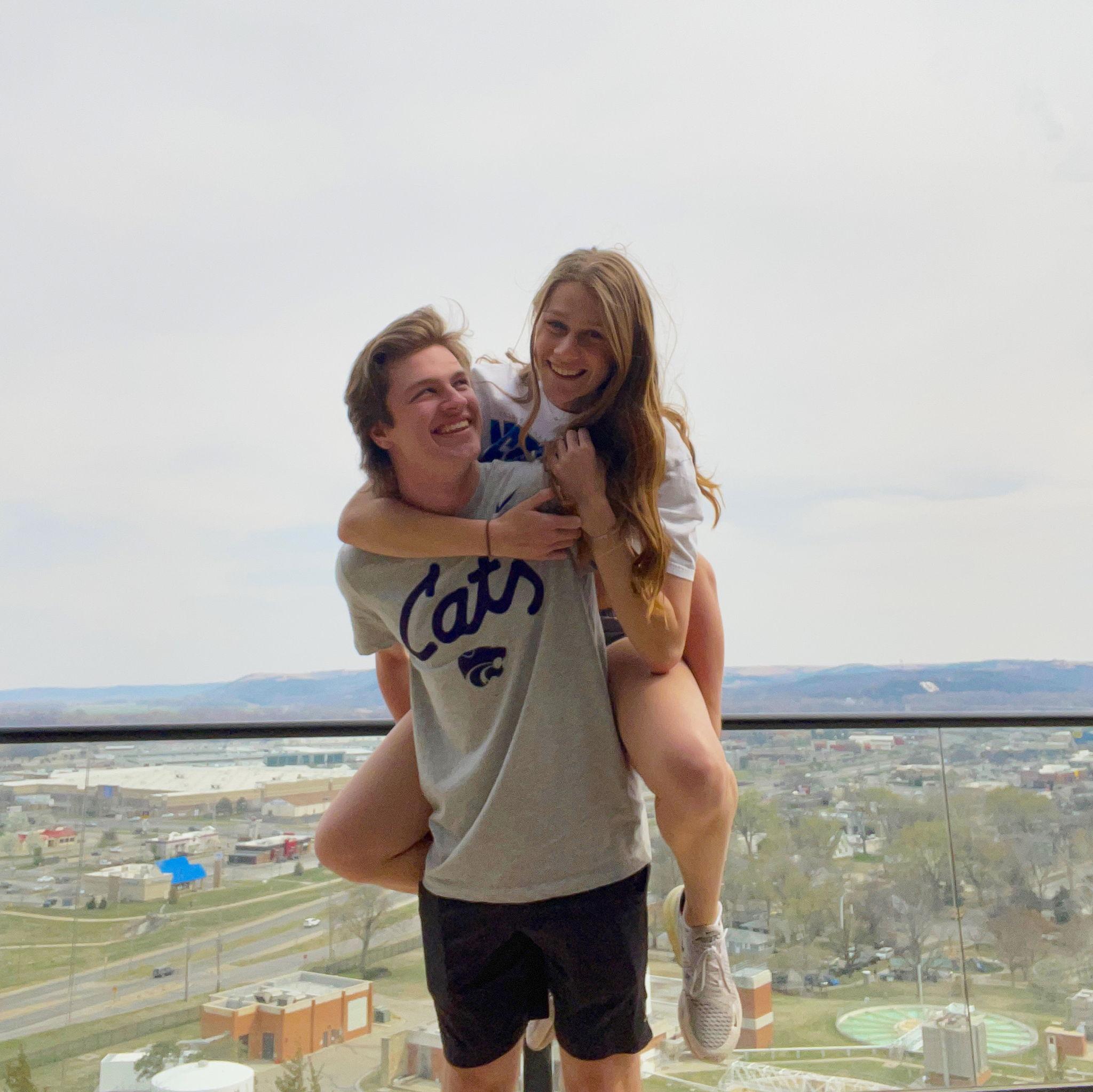 Austin's first visit to Manhattan freshman year!