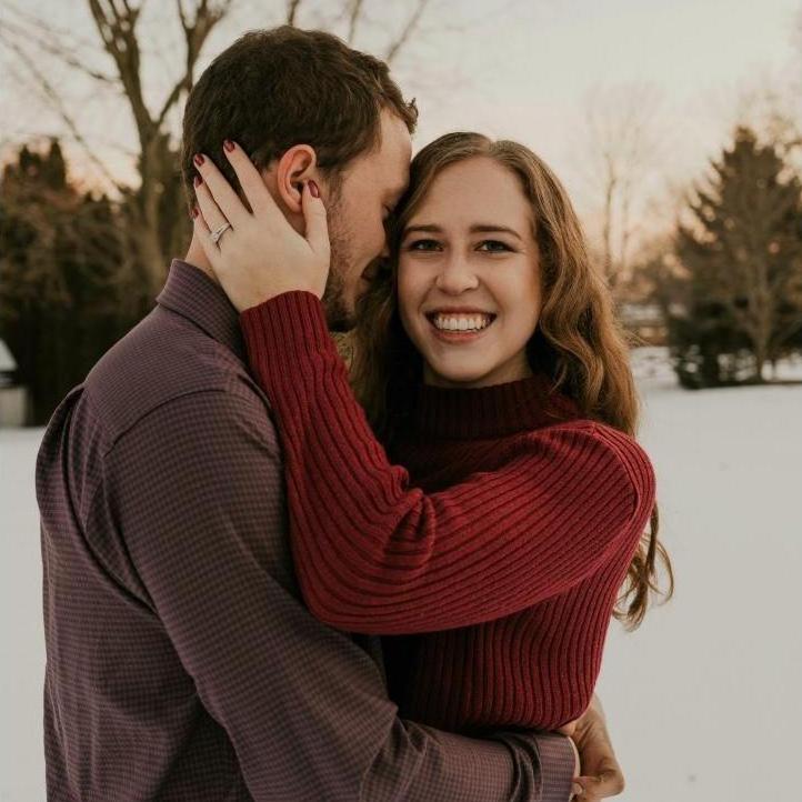 Our first Christmas as an engaged couple, 2019.