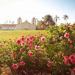 Santa Barbara Mission & Rose Garden