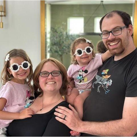 The day we asked our adorable nieces to be our flower girls and they said "YES"