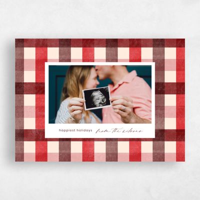 Red Velvet Holiday Card - Rowe Landscape
