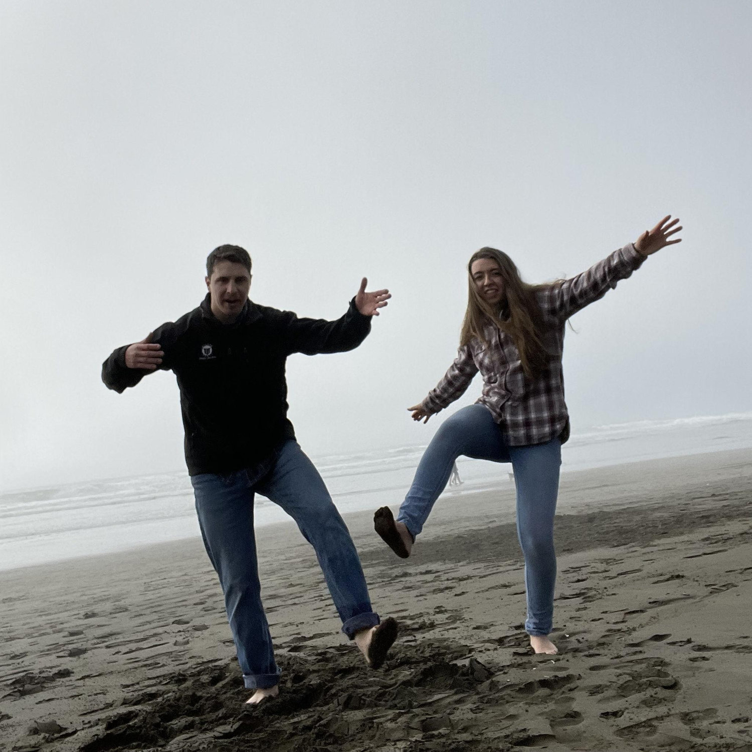 March 26, 2022
Two goofballs on a beach in San Francisco