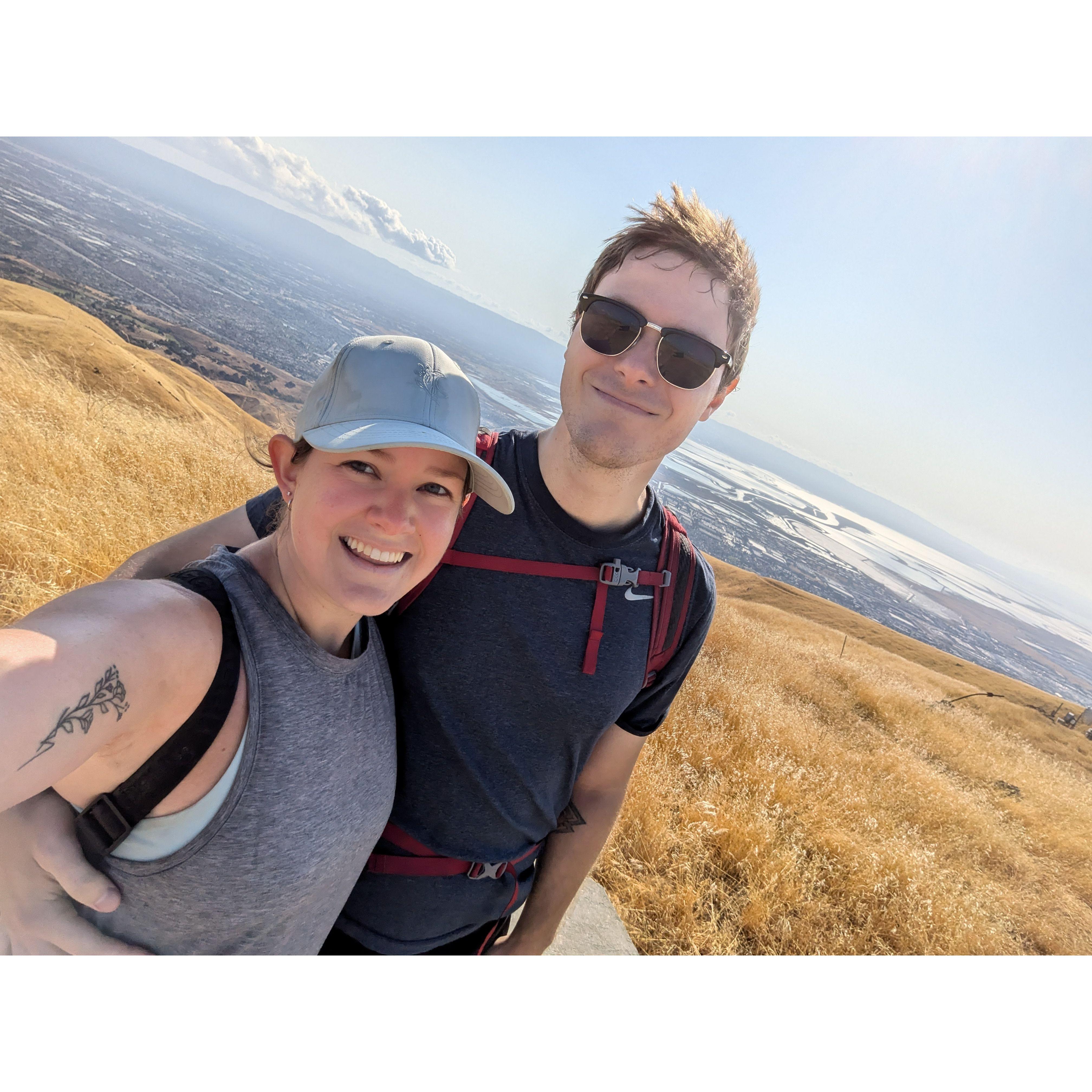 Hiking Monument Peak in CA