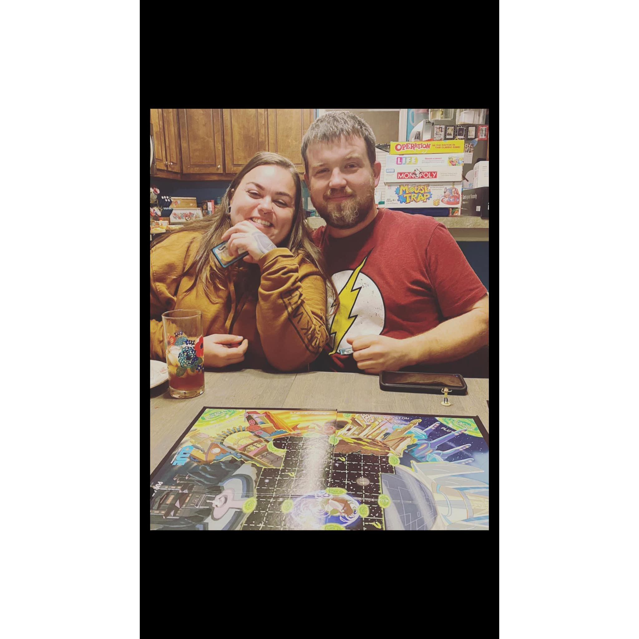 We spent our first New Year's playing board games with family. *December 31, 2022*