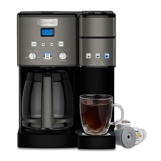 Cuisinart ® Coffee Center™ 12 Cup Coffeemaker And Single-Serve Brewer in BLACK Stainless Steel
