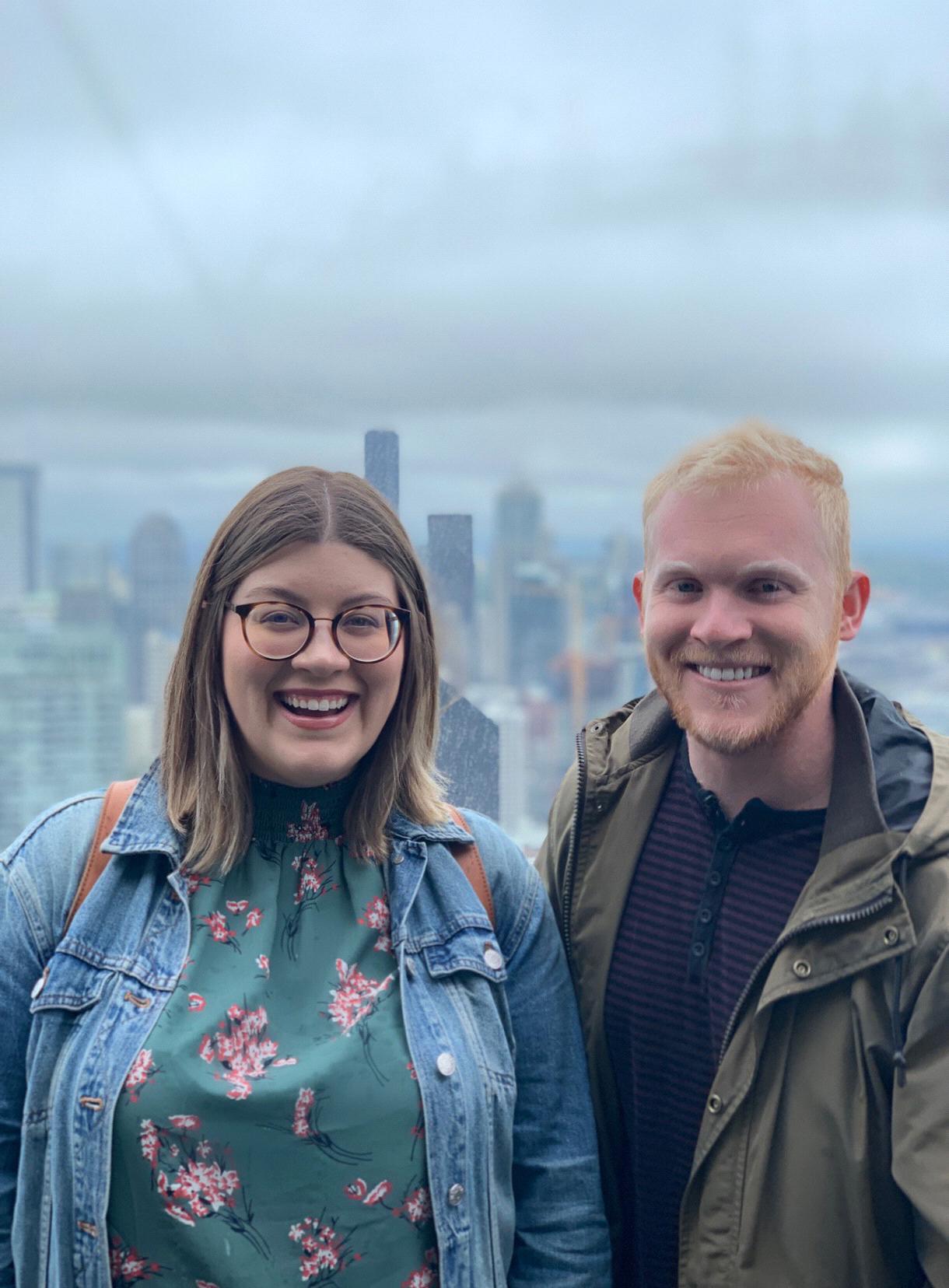 At the Space Needle in Seattle