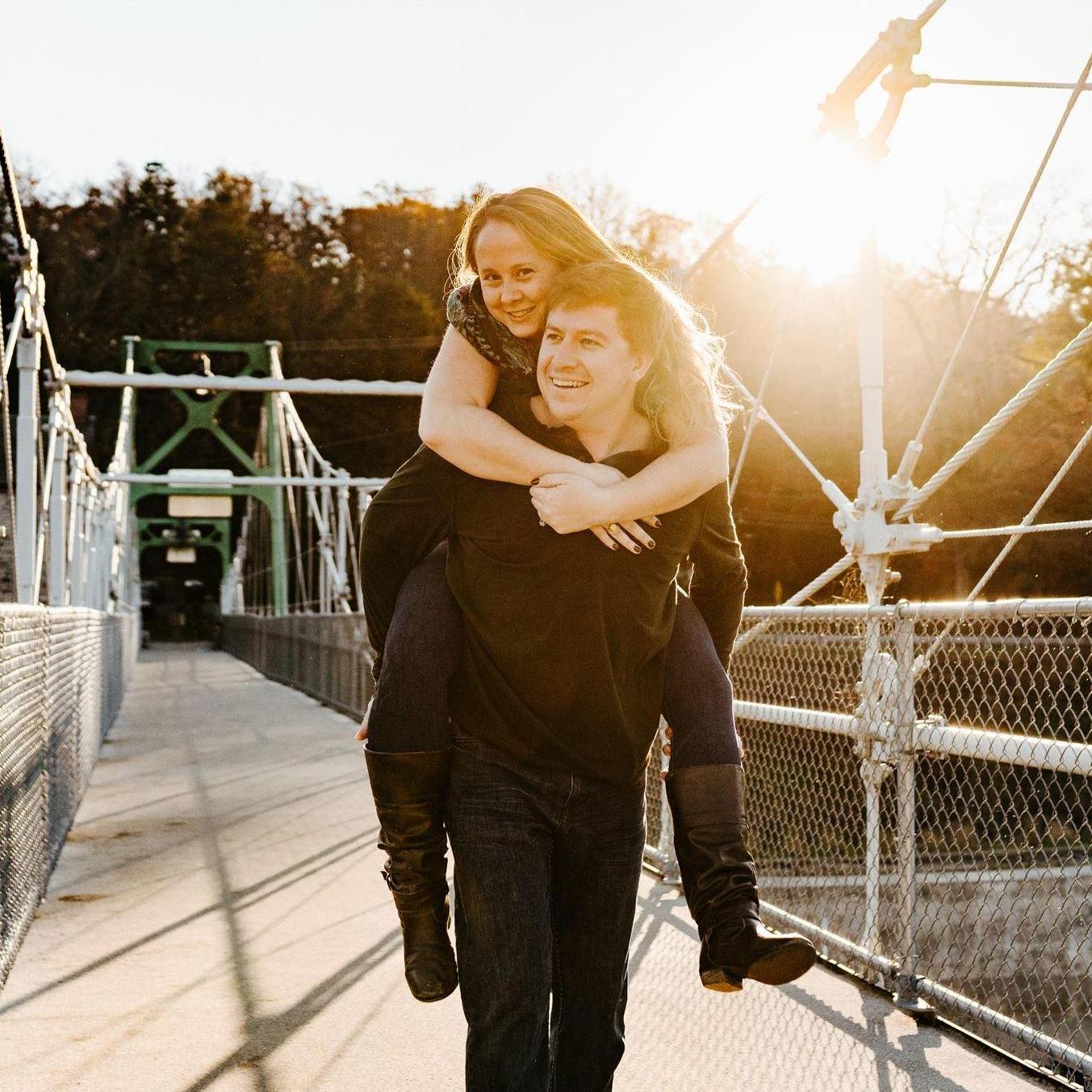 The Walking Bridge, Lumberville, PA --- where Adam first said I <3 U